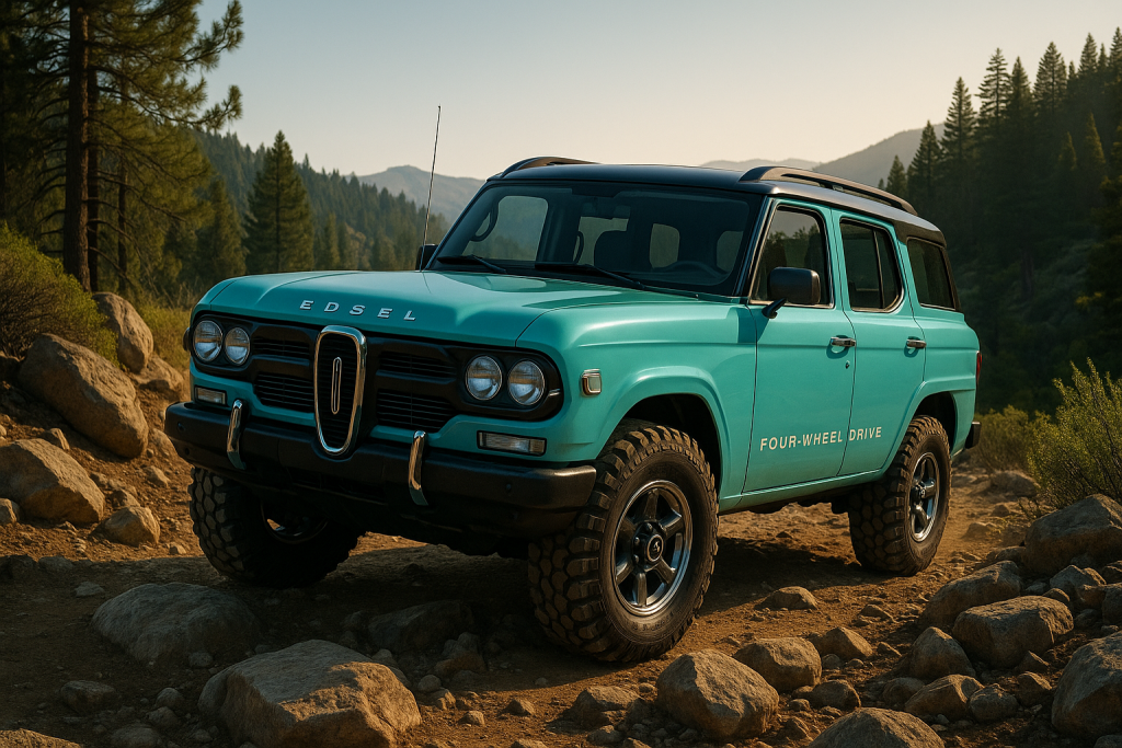 1958 Edsel Villager SUV AI render